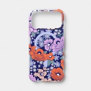 iPhone 17 Pro Max Phone Case heyday MagSafe Floral - Navy, Lavender, Coral